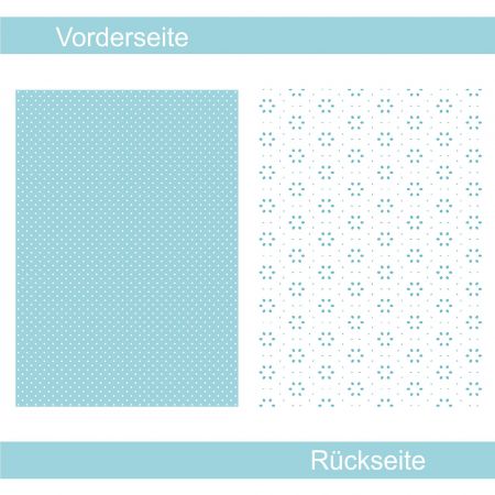 Tropfenmuster türkis - Designpapier